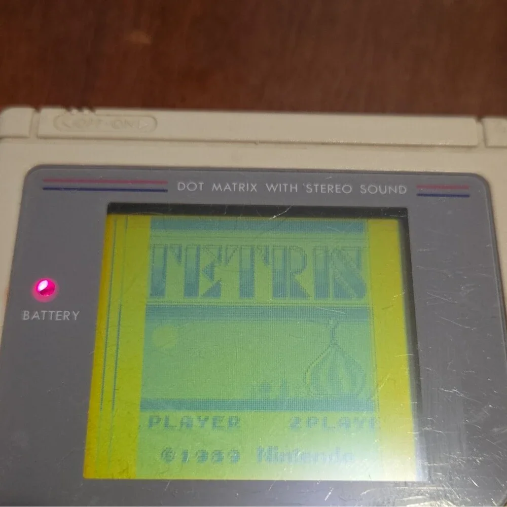 Nintendo Game Boy DMG-01 Gray Handheld Console w/ Tetris NTSC-U/C TESTED + OEM
